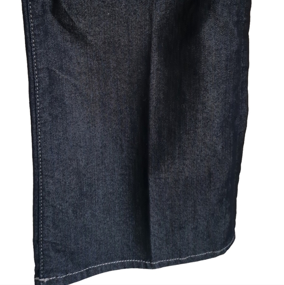 Mavi Womens Jeans 32Wx36L Mid Rise Classic Boot Cut Stretch Dark Blue Molly - Picture 8 of 11